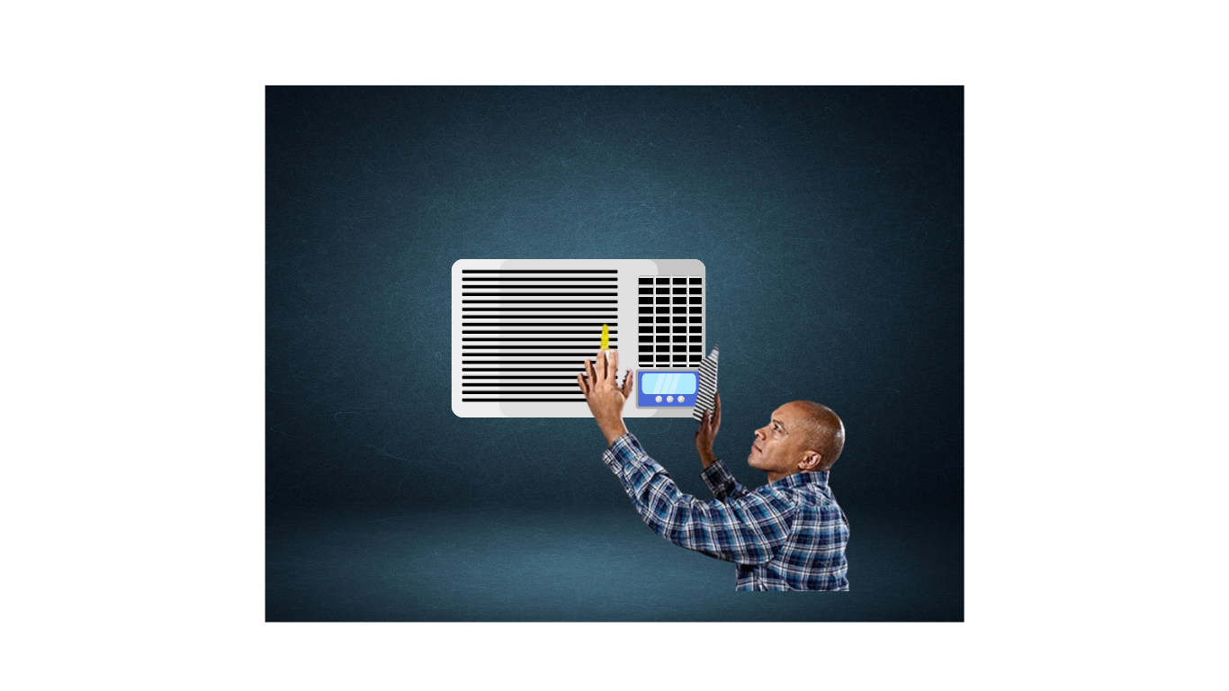 Window AC Installation/Uninstallation Illustration